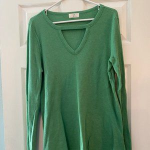 Green Anthropologie Thermal - Size Small